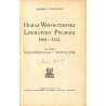 Obraz współczesnej literatury polskiej 1884-1933 Obraz współczesnej literatury polskiej 1884-1934. 3 tomy w 2 woluminach (kompl
