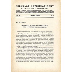 Przegląd Fotograficzny. Miesięcznik ilustrowany. Organ Związku Polskich Towarzystw Fotograficznych, Polskiego T-wa Fotograficzne