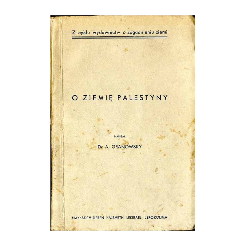 O ziemię Palestyny