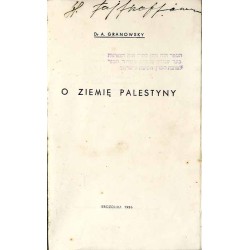 O ziemię Palestyny