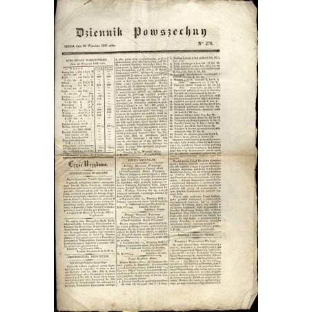 Dziennik Powszechny. 1835. Nr 276 (30 wrzesień 1835)