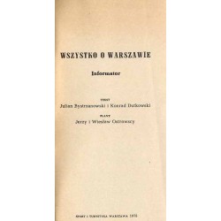 Wszystko o Warszawie. Informator