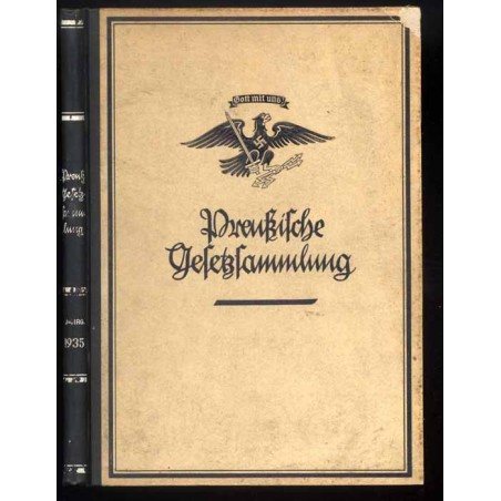 Preußische Gesetzsammlung. Jahrgang 1935. Nr. 1-28 (14217-14302)
