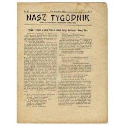 Nasz Tygodnik. Pismo ilustrowane społeczno-literackie. R.1 (1924). Nr 30 (28 grudnia 1924)
