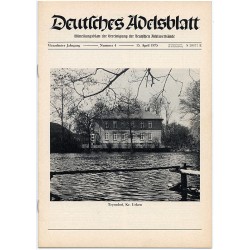 Deutsches Adelsblatt. 14. Jahrgang (1975). Nr 4 (15 IV 1975) [Teyendorf, Kr. Uelzen]