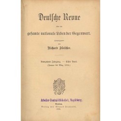 Deutsche Revue über das gesamte nationale Leben der Gegenwart. 19. Jahrgang (1894). B.1 (I-III)