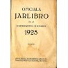 Oficiala Jarlibro de la Esperanto-movado 1925. 13a Jaro