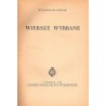 Wiersze wybrane