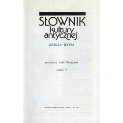 Słownik kultury antycznej. Grecja, Rzym