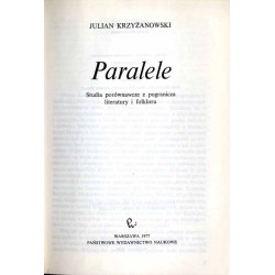 Paralele. Studia porównawcze z pogranicza literatury i folkloru