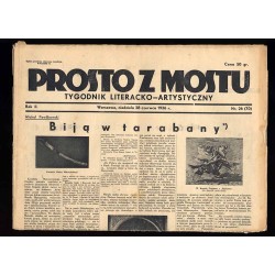 Prosto z Mostu. Tygodnik literacko-artystyczny. R.2 (1936). Nr 26 (70) (28 czerwca 1936)