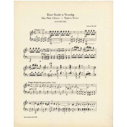 Eine Nacht in Venedig. Une Nuit à Venise - Night in Venice. Ouvertüre