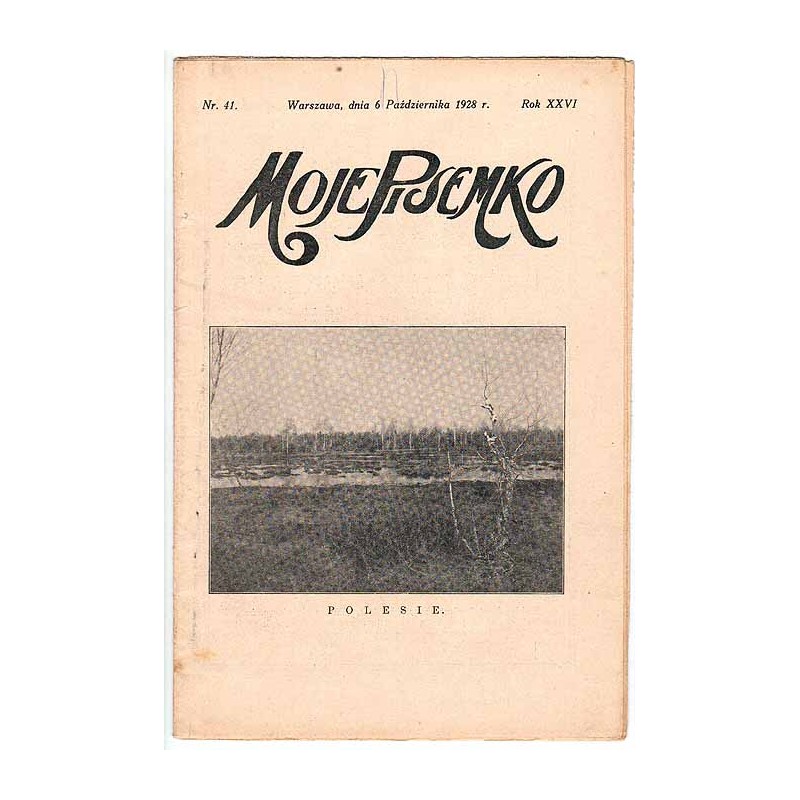 Moje Pisemko. R.26 (1928). Nr 41 (6 października 1928)