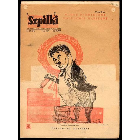 Szpilki. R.14 (1948). Nr 39 (374) (29 września 1948) / Numer poświęcony odbudowie Warszawy