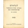 Statut Towarzystwa Opieki nad Zwierzętami we Lwowie