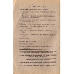 Kronika Ruchu Rewolucyjnego w Polsce. Kwartalnik. R.2 (1936). Nr. 1(5)