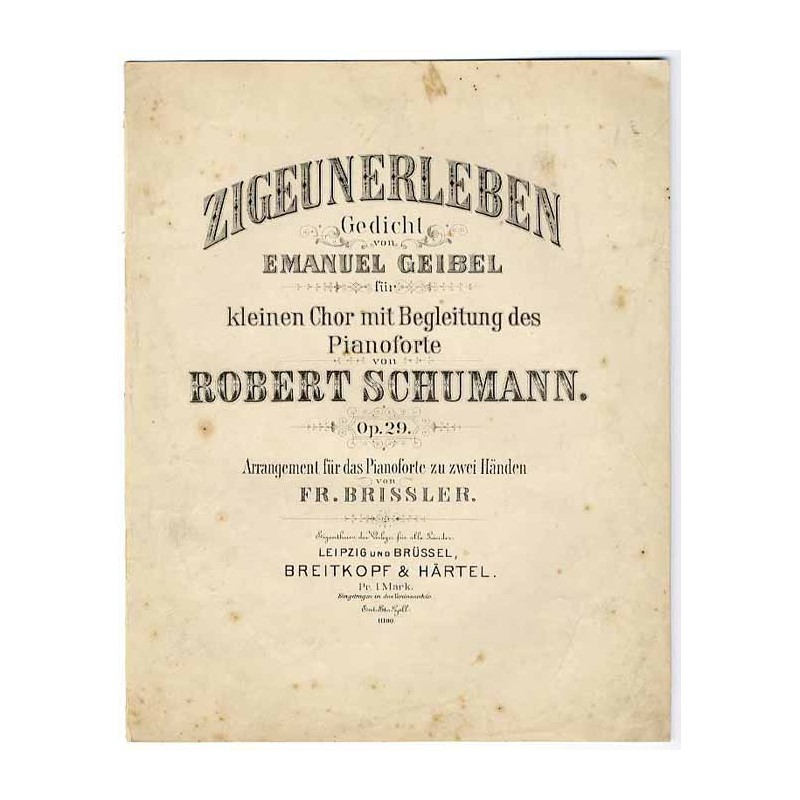 Zigeunerleben. Op. 29