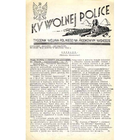Ku Wolnej Polsce. Tygodnik Wojska Polskiego na Środkowym Wschodzie. Codzienny biuletyn informacyjny. 1942. Nr 55-B (4 kwietnia 1