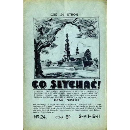 Co Słychać! Tygodnik zawierający streszczenia aktualnych książek i artykułów drukowanych w wydawnictwach brytyjskich, amerykańsk