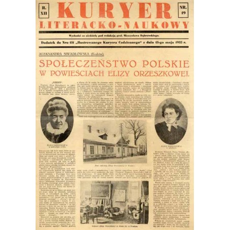 Kuryer Literacko-Naukowy. R.12 (1935). Nr 19 (13 maja 1935)