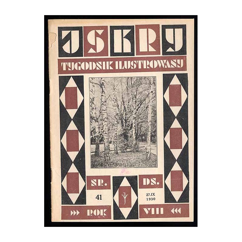 Iskry. Ilustrowany tygodnik dla młodzieży. R.8 (1930). Nr 41 (27 IX 1930)