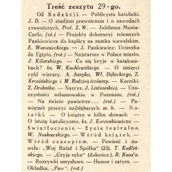 Tęcza. Ilustrowane pismo tygodniowe. R.5 (1931). Z. 28 (18 lipca 1931) / Wawel Józef Pankiewicz / Poznań pomnik Woodrow Wilson i