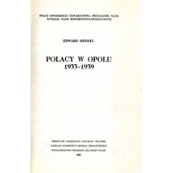 Polacy w Opolu 1933-1939