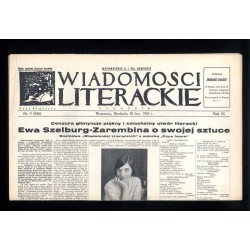 Wiadomości Literackie. Tygodnik. R.9 (1932). Nr 9 (426) (28 lutego 1932)
