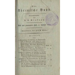 Der Rheinische Bund. Eine Zeitschrift historisch-politisch-stastistisch-geographischen Inhalts. B.10 (1809). Heft 28-30 (I-III 1