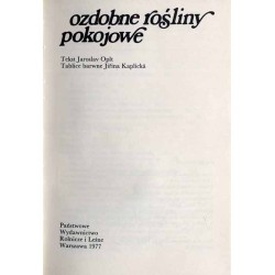 Ozdobne rośliny pokojowe