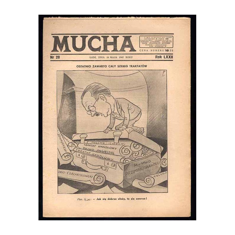 Mucha. R.73 (1947). Nr 20 (18 maja 1947) / Hilary Minc