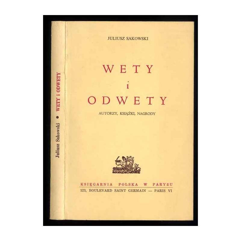Wety i odwety. Autorzy, książki, nagrody
