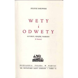 Wety i odwety. Autorzy, książki, nagrody