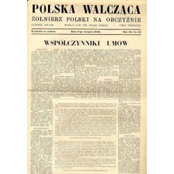Polska Walcząca - Żołnierz polski na obczyźnie. Fighting Poland. Weekly for the Polish Forces. R.3 (1941). Nr 32 (9 sierpnia 194