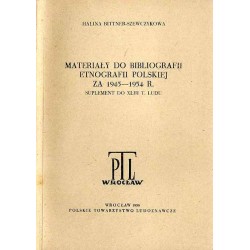 Lud. Rocznik Polskiego Towarzystwa Ludoznawczego. T.43 (1956) [z Suplementem]