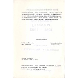 Bibliografia turystyki polskiej 1981-1983