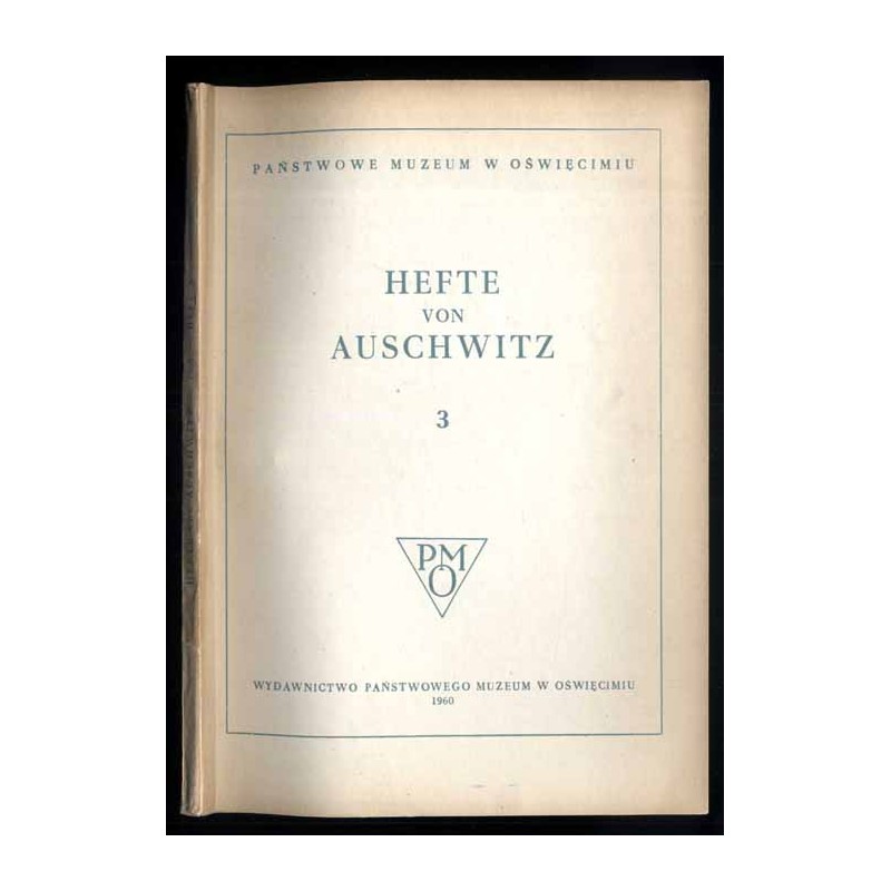Hefte von Auschwitz nr 3 (1960)