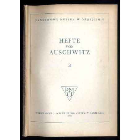 Hefte von Auschwitz nr 3 (1960)