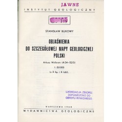 Objaśnienia do szczegółowej mapy geologicznej Polski. Arkusz Wolbrom (M 34-52 D) 1:50.000