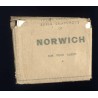 Twelve local view sepia snapshots of Norwich for your album