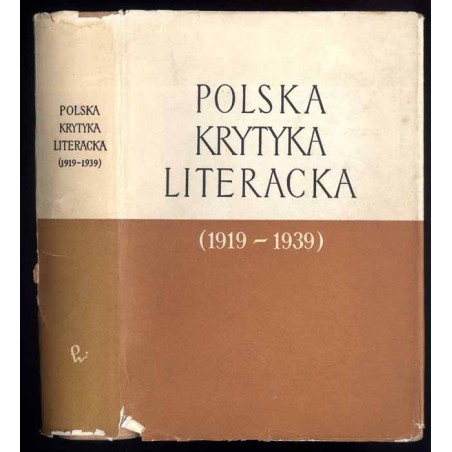 Polska krytyka literacka (1919-1939). Materiały