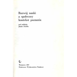 Rozwój nauki a społeczny kontekst poznania