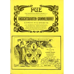 Ansichtskarten-Sammlerbrief. 22. Jahrgang (1983). Nr 122 (September 1983). PUE Philokaristen-Union Europas E.V