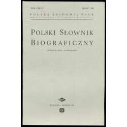 Polski słownik biograficzny. T.35/2 z.145: Sapieżyna Anna - Sawicki Jerzy