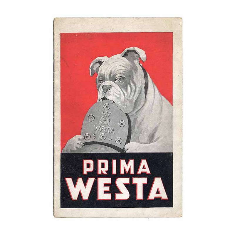 Prima Westa. Cennik nr. 2 1 marca 1932. Wolbrom Fabryka Wyrobów Gumowych Spółka Akcyjna w Wolbromiu, Wojew. Kieleckie