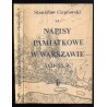 Napisy pamiątkowe w Warszawie XVII-XX w