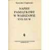 Napisy pamiątkowe w Warszawie XVII-XX w