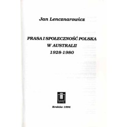 Prasa i społeczność polska w Australii 1928-1980