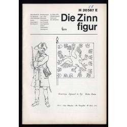 Die Zinnfigur. Monatsschrift für Sammler und Liebhaber kulturhistorischer Zinnfiguren. 22. Jahrgang (1974). Nr 1, 2, 3, 4, 5, 6,