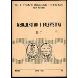 Medalierstwo i Falerystyka. Nr 7 (Styczeń - Marzec 1983)